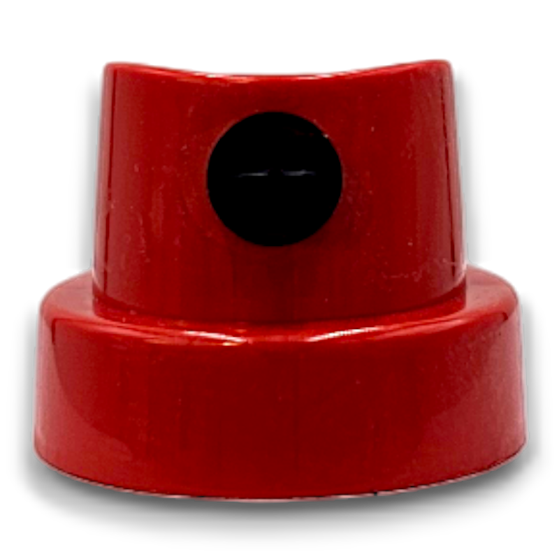 Transversal Red Wide Calligraphy Cap 7"