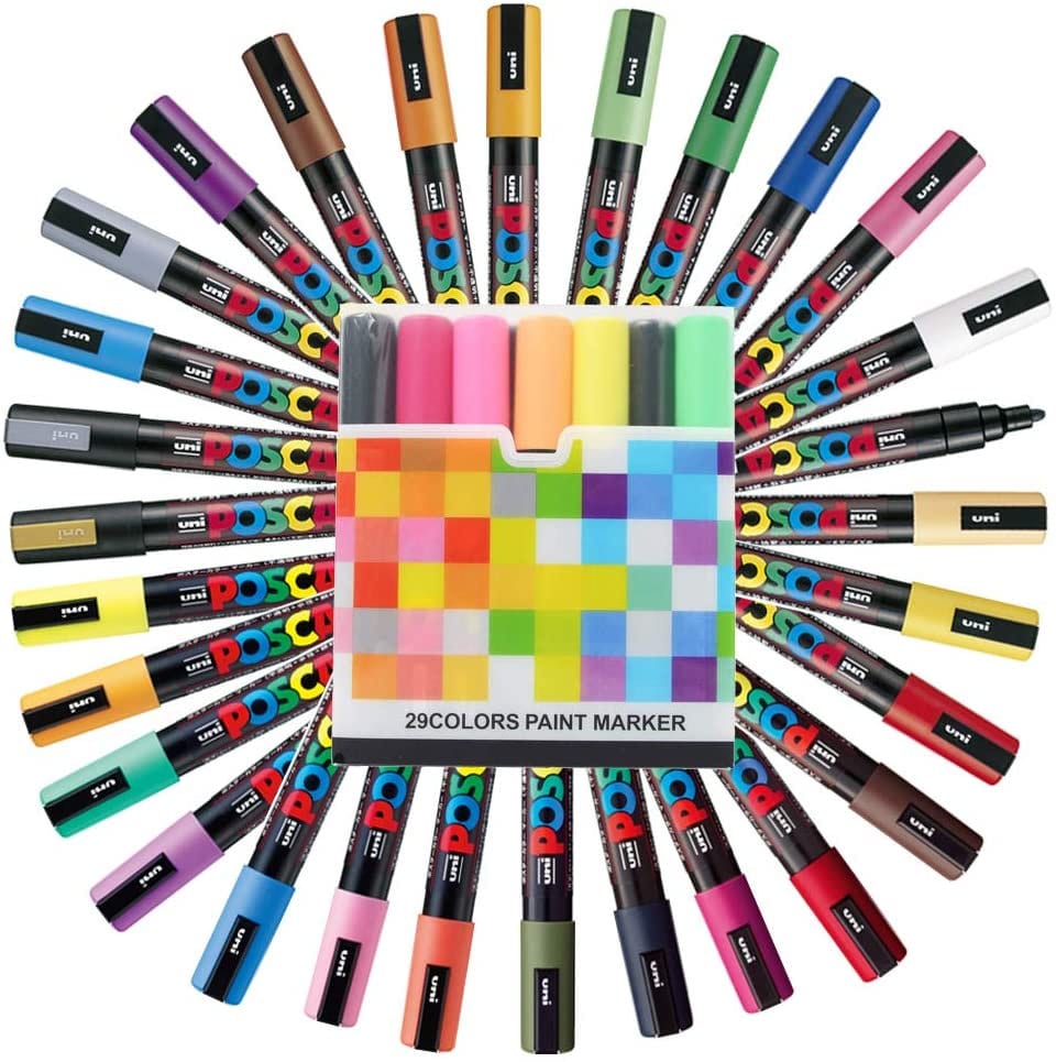 Posca PC-5M Acrylic Paint Marker Bullet Tip 1.8-2.5mm