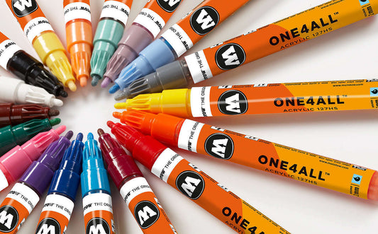 Molotow ONE4ALL 127HS <METALLICS> 2mm Acrylic Paint Markers