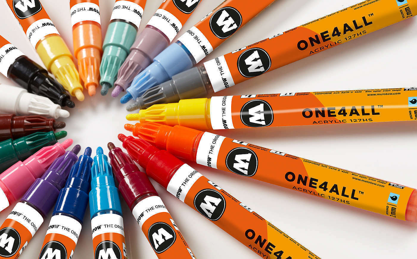 Molotow ONE4ALL 227HS <METALLICS> 4mm Acrylic Paint Markers