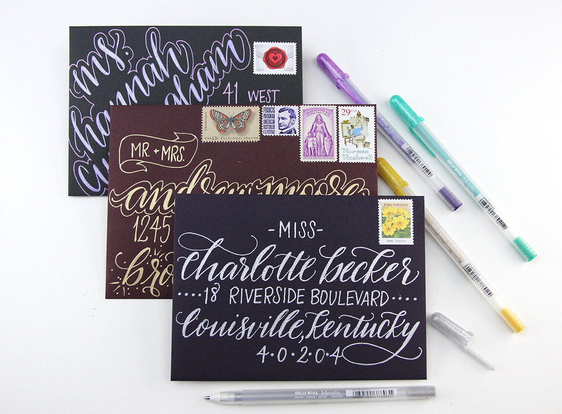 Sakura Metallic Gelly Roll Pens