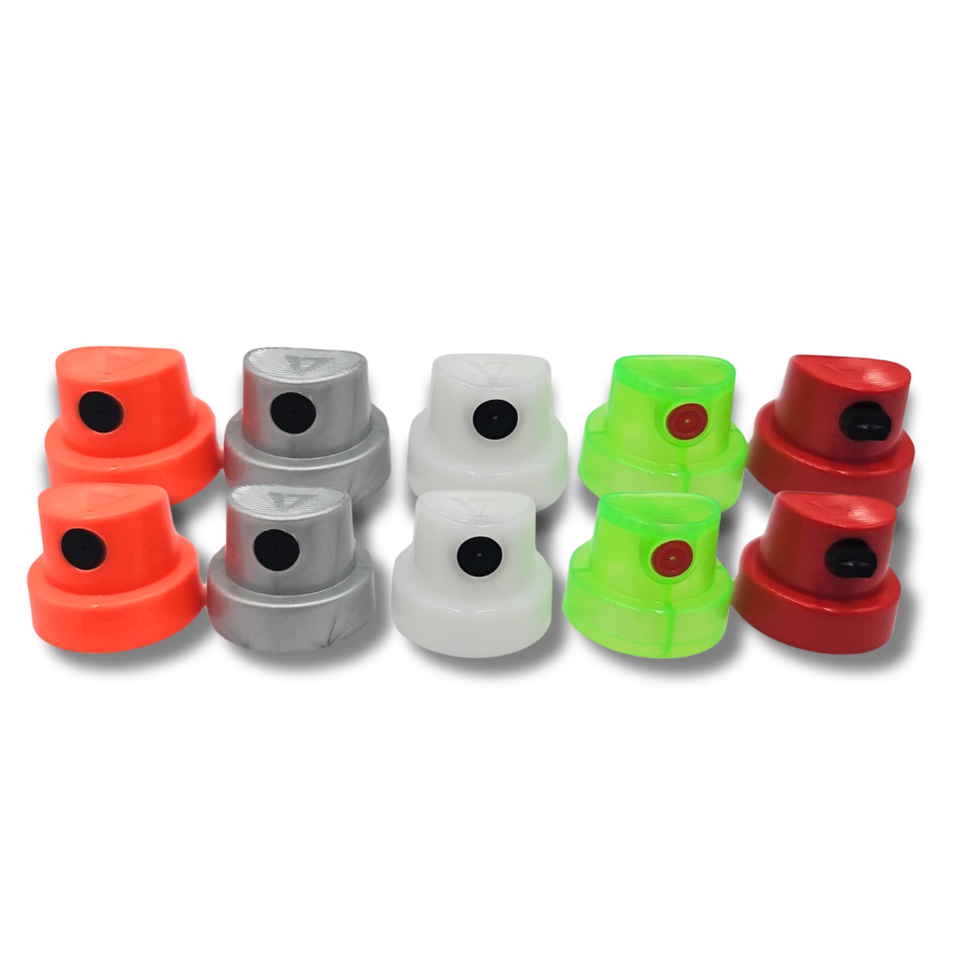 Fat and Wide Spray Paint Cap Variety Pack