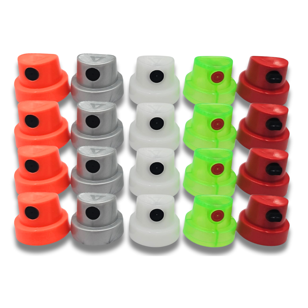 Fat and Wide Spray Paint Cap Variety Pack