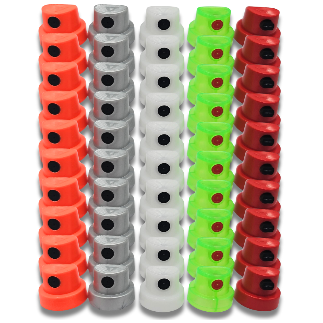 Fat and Wide Spray Paint Cap Variety Pack