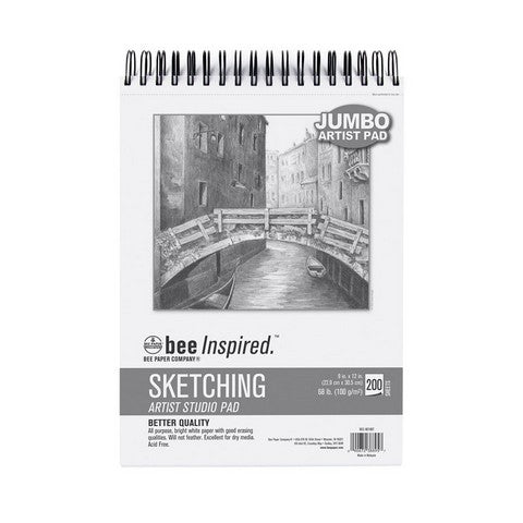 Bee Paper "Bee Inspired" Sketching Pad 9x12"