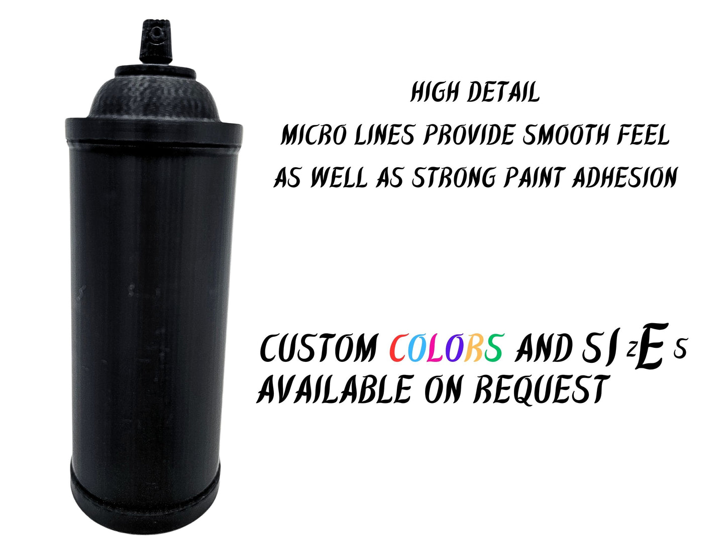 CAN-VAS 1:1 Scale Spray Paint Can Blank Canvas for Artwork