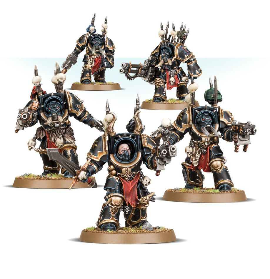 Warhammer 40K Chaos Space Marines Chaos Terminator Squad
