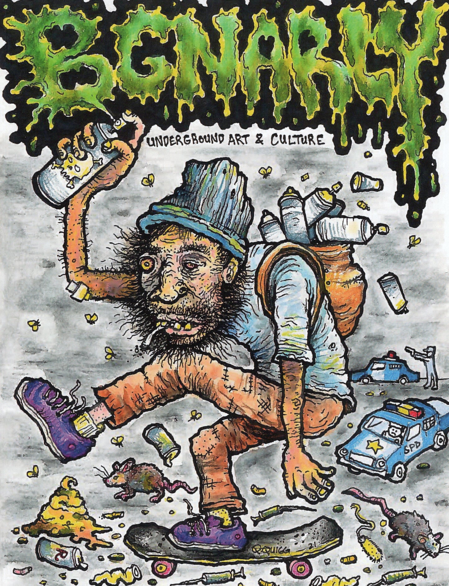 Bgnarley Zine - Underground Art and Culture Photos