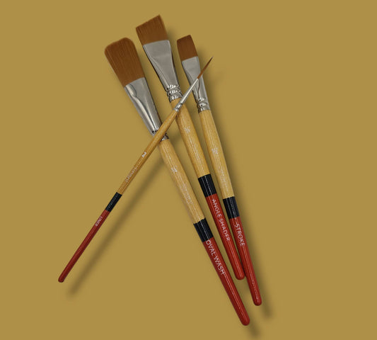 Princeton Snap! Brushes Gold Taklon Short Handle