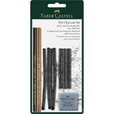 Charcoal Supplies - Raw Charcoal, Pencils, Kits