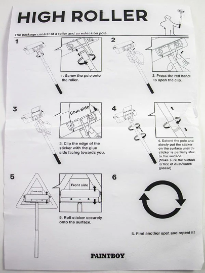 High Roller, Sticker Pole by PaintBoy