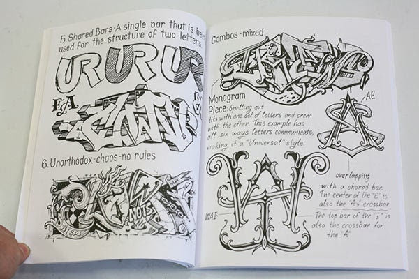 Smile now, cry letter handstyle book by clown
