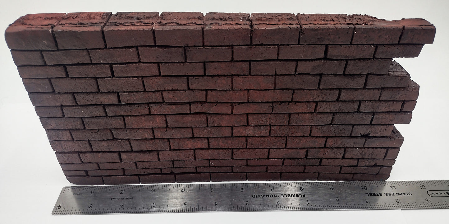 Street Canvas - Brick Wall Graffiti Art Jagged Edge Canvas Board Handmade Creative Hand Style Writing Recycled Styrofoam