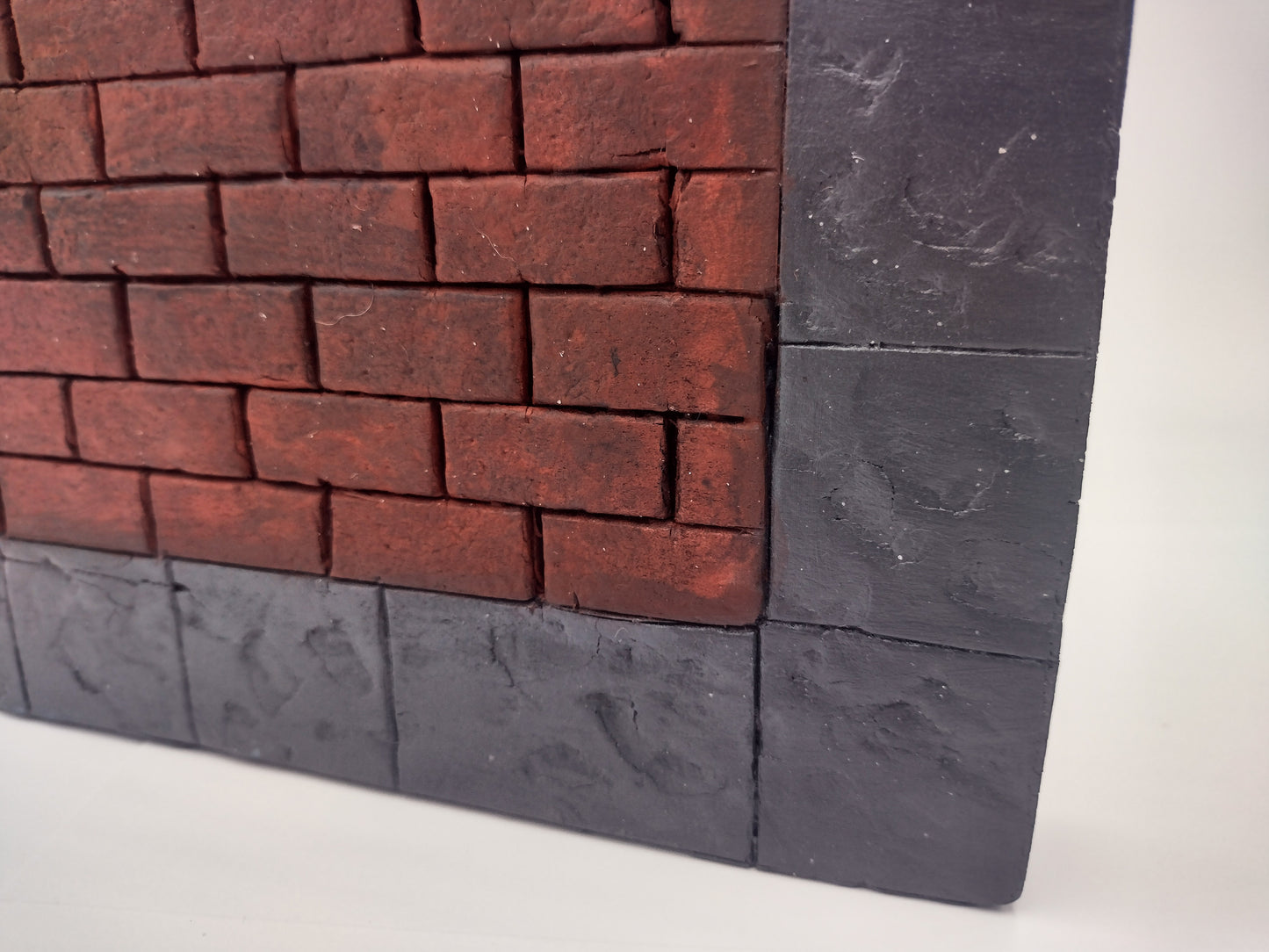 Street Canvas - Brick Wall Graffiti Bordered Edge Canvas Board Handmade Creative Hand Style Writing Recycled Styrofoam