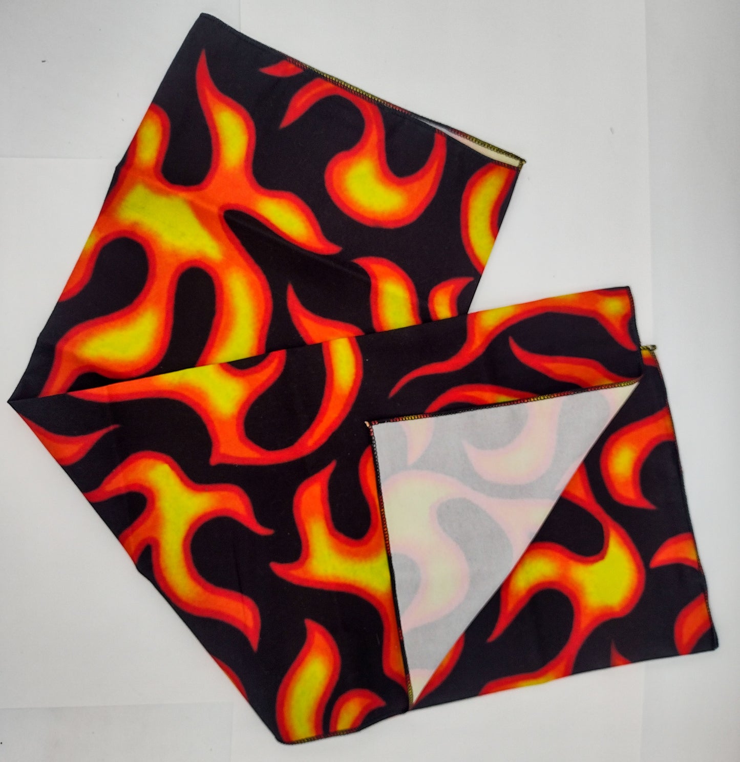 FLAMES Bandana Petals and Peacocks 22"X22"