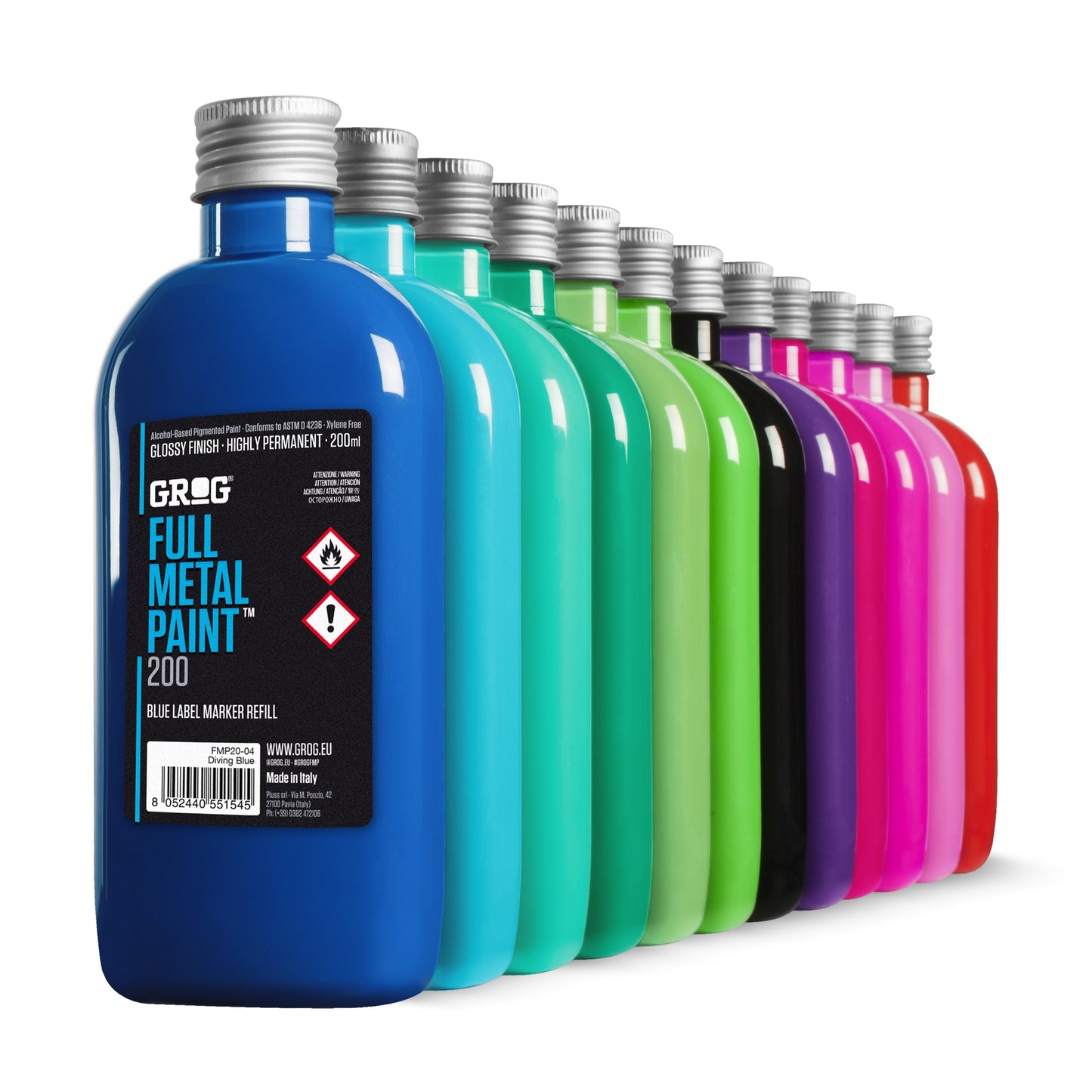 Grog Full Metal Paint 200ml Refill