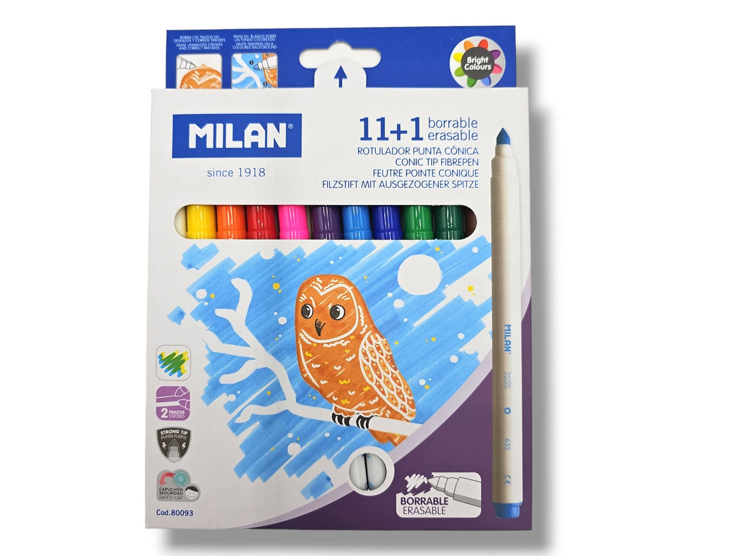 Milan Erasable 11+1