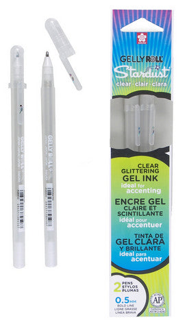 Gelly Roll Stardust Clear 2pk