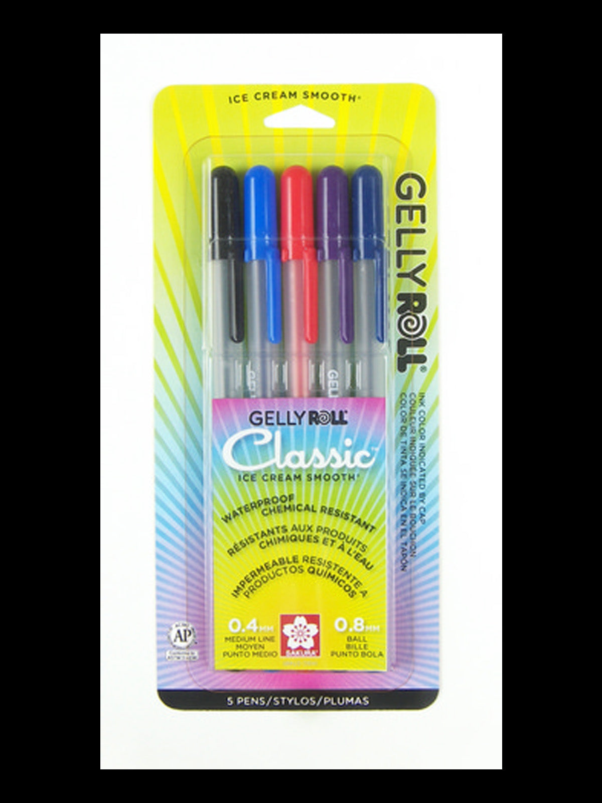 GELLY ROLL 08 Classic 5pk - MEDIUM