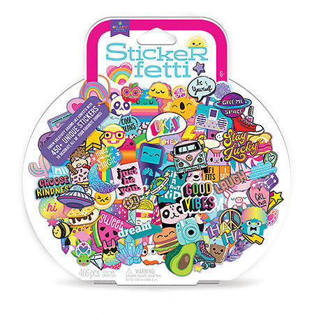 Craft-Tastic Stickerfetti Kit over 450 stickers!