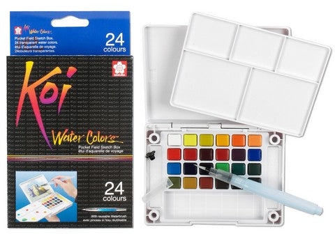 Koi Watercolor Field Pan Sets