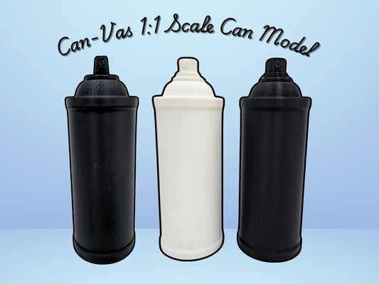 CAN-VAS 1:1 Scale Spray Paint Can Blank Canvas for Artwork