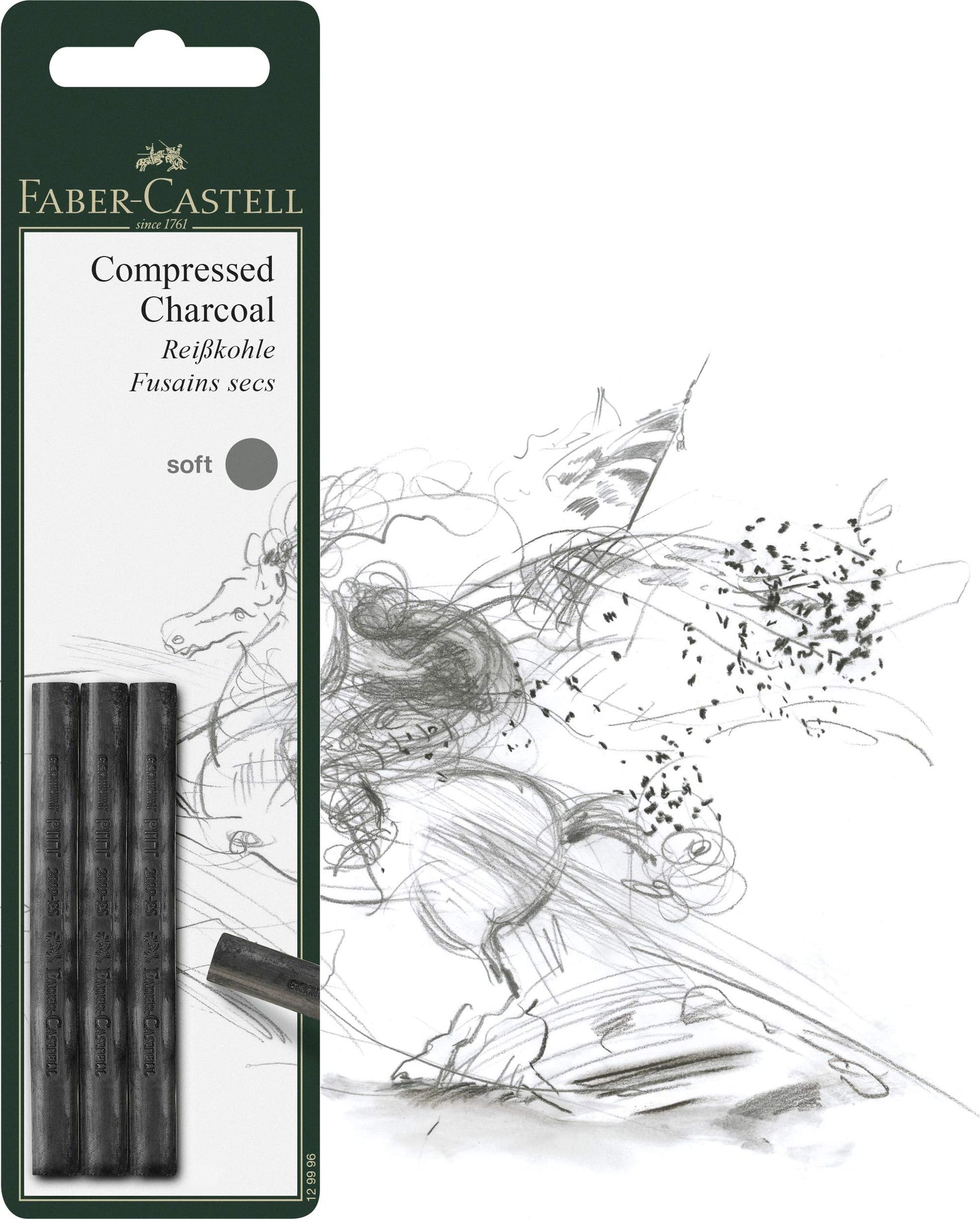 Charcoal Supplies - Raw Charcoal, Pencils, Kits