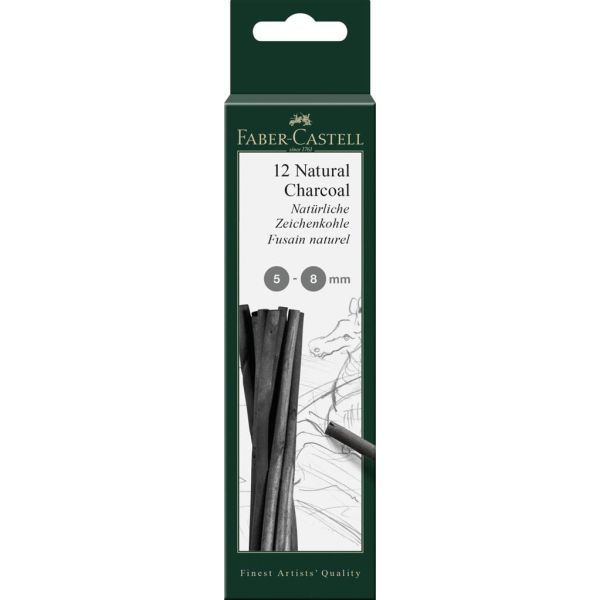 Charcoal Supplies - Raw Charcoal, Pencils, Kits