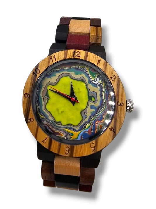 Graffiti Fordite (GRAFFite) Wrist Watch