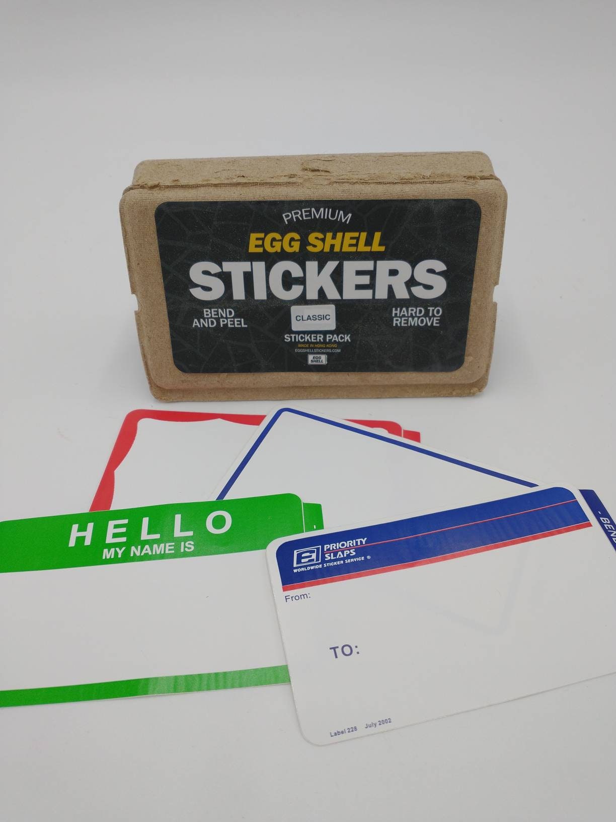 Shipping Eggshell Sticker Eggshell Stickers Pack of 80! Blank Permanent Stickers – JAG Art Supply
