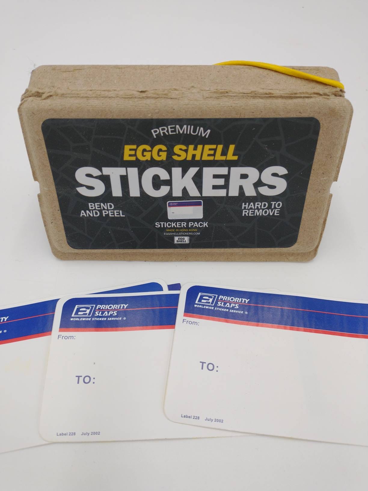 Eggshell Stickers Pack of 80! Blank Permanent Stickers