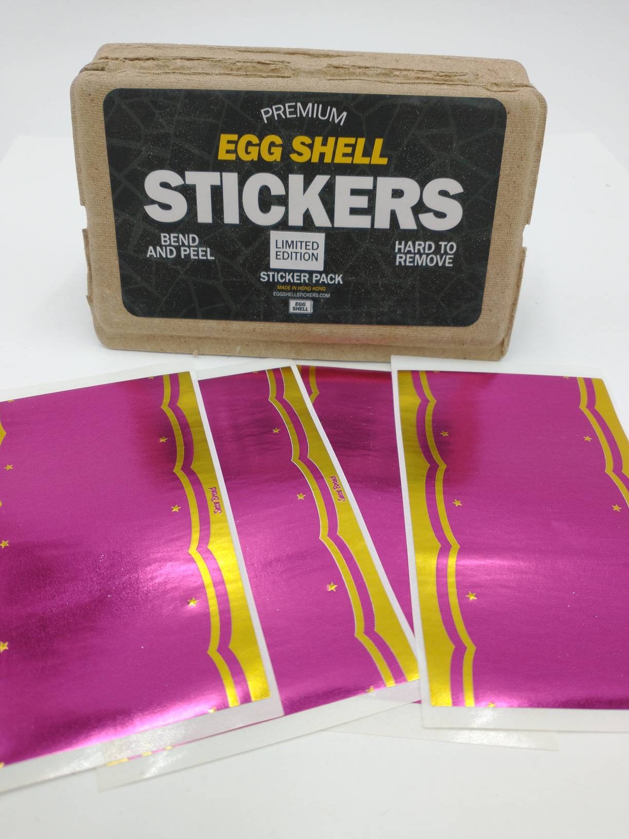 Eggshell Stickers Pack of 80! Blank Permanent Stickers