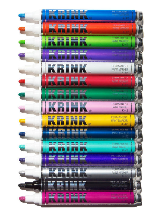 Krink Krink K-73 Bleed Thru Alcohol Ink Marker, Blue