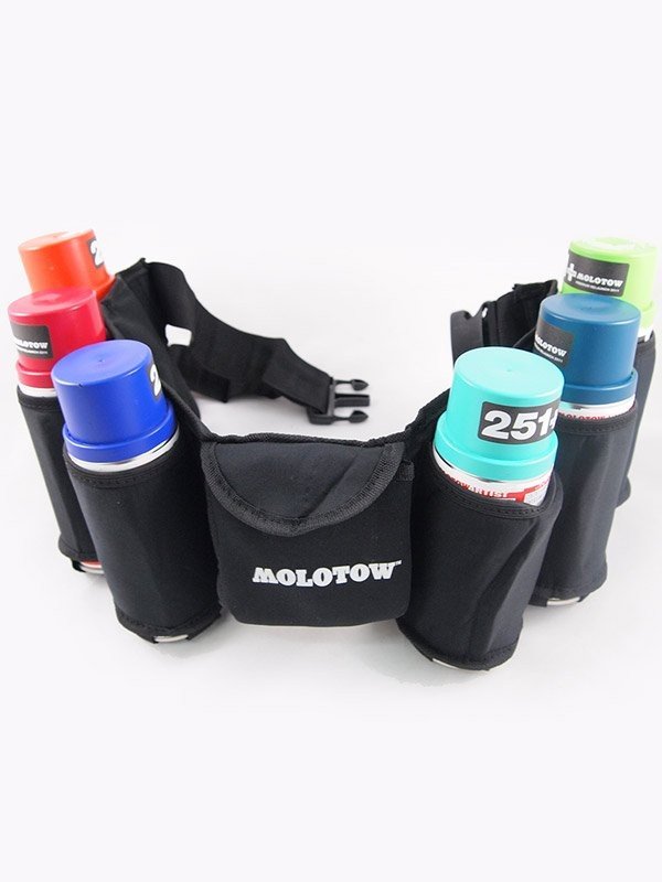 Molotow Can Belt 6 Can Capacity + Cap Holder