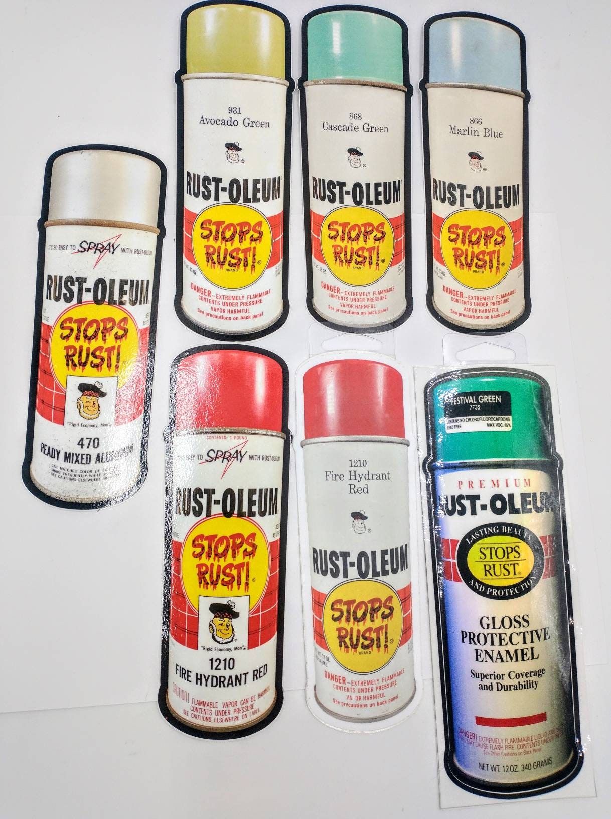 Spray Paint Can Stickers, Graffiti, Street Art Stickers, Classic and Collectable Cans