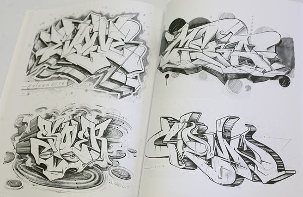 Smile now, cry letter handstyle book by clown