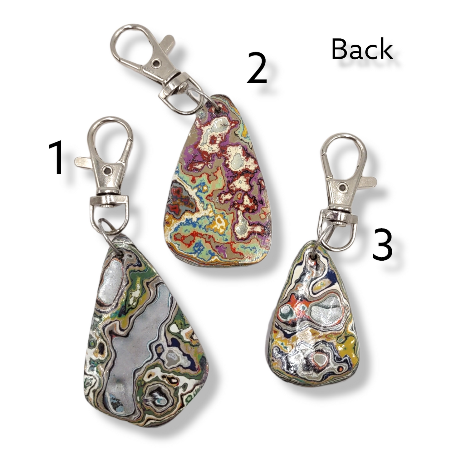 GRAFFite (Graffiti Fordite) Graffiti Key Chains - Made with actual graffiti wall