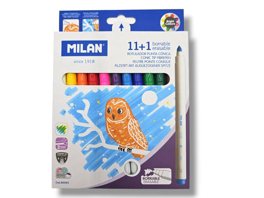 Milan Erasable 11+1