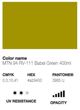 MTN 94 Spray Paint 400ml Bali Green