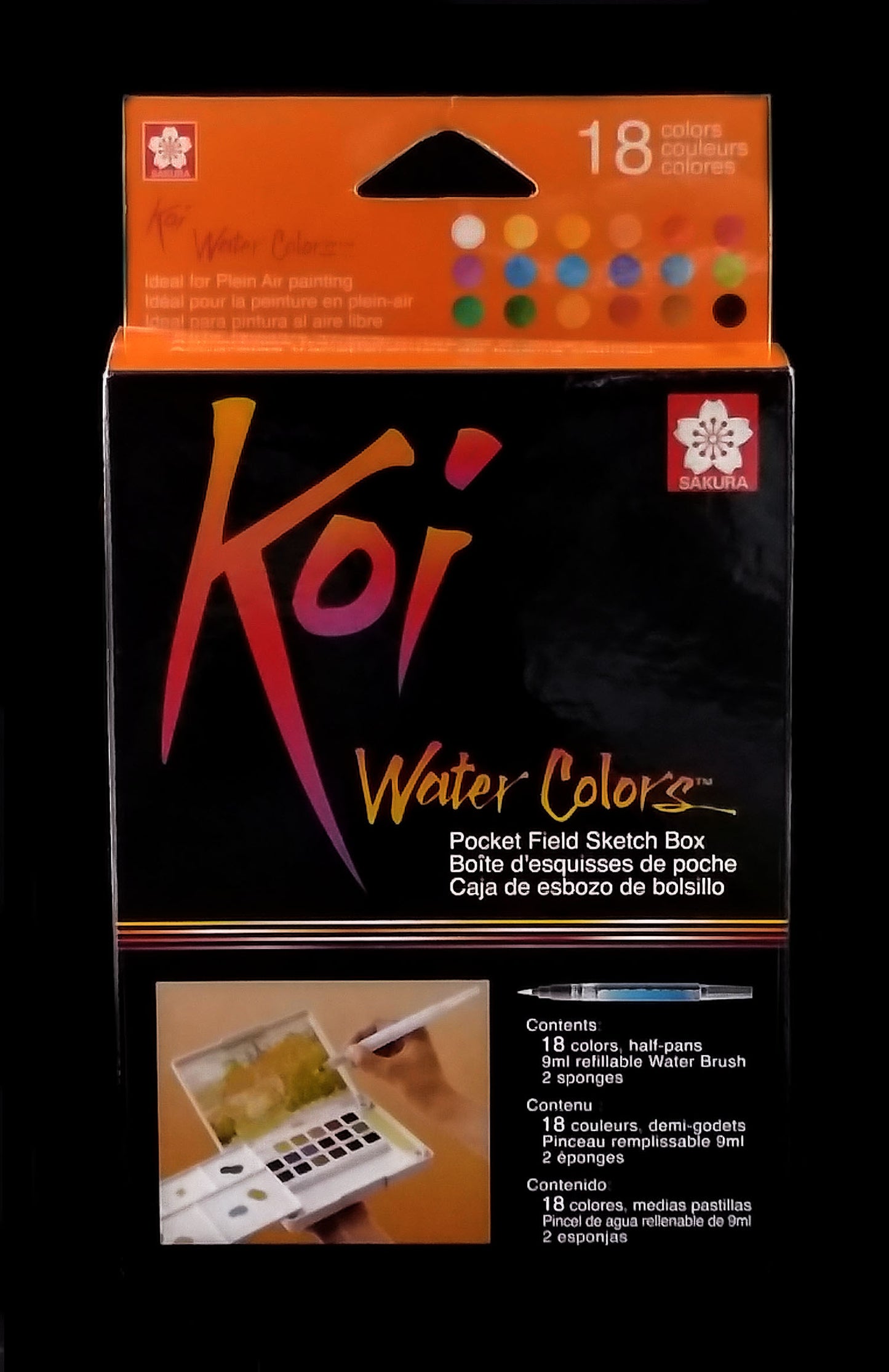 Koi Watercolor Field Pan Sets